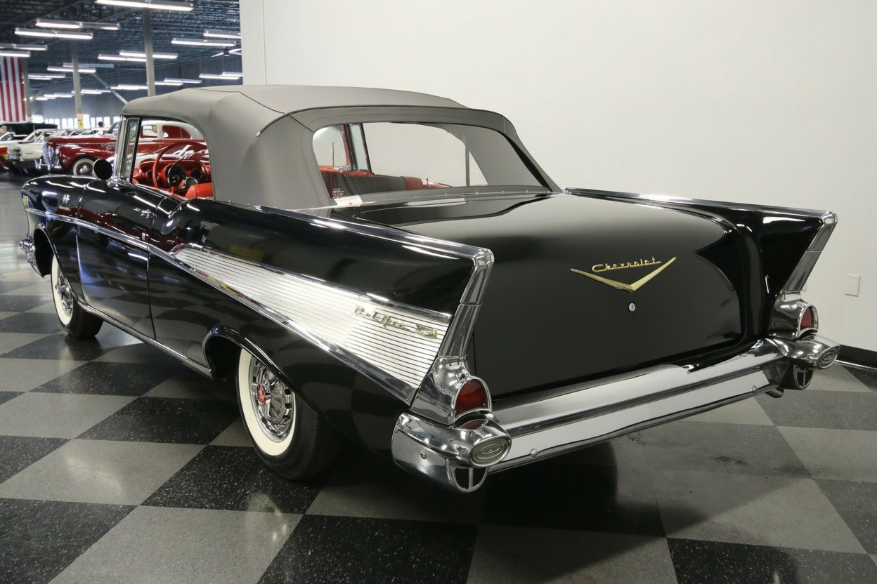 1957 Chevrolet Bel Air Fuel Injected Convertible thumbnail 2
