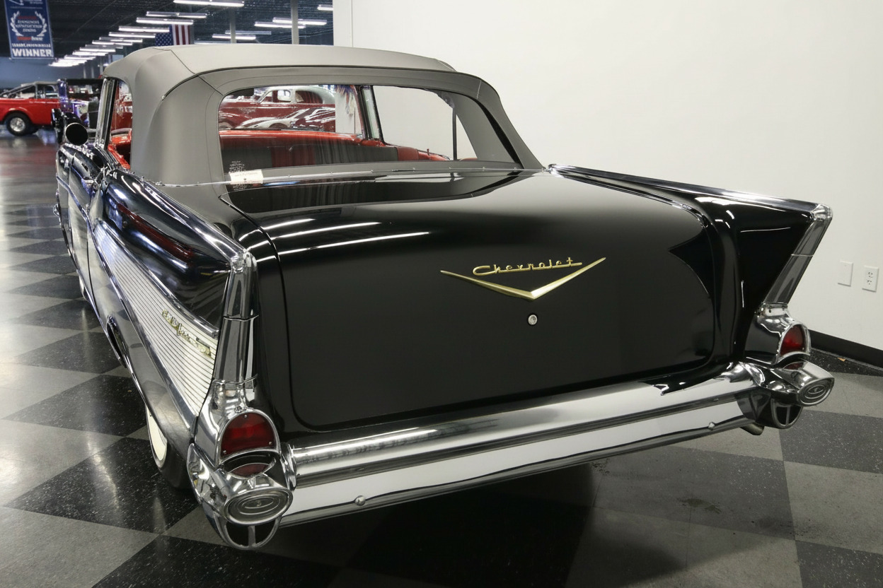 1957 Chevrolet Bel Air Fuel Injected Convertible thumbnail 3