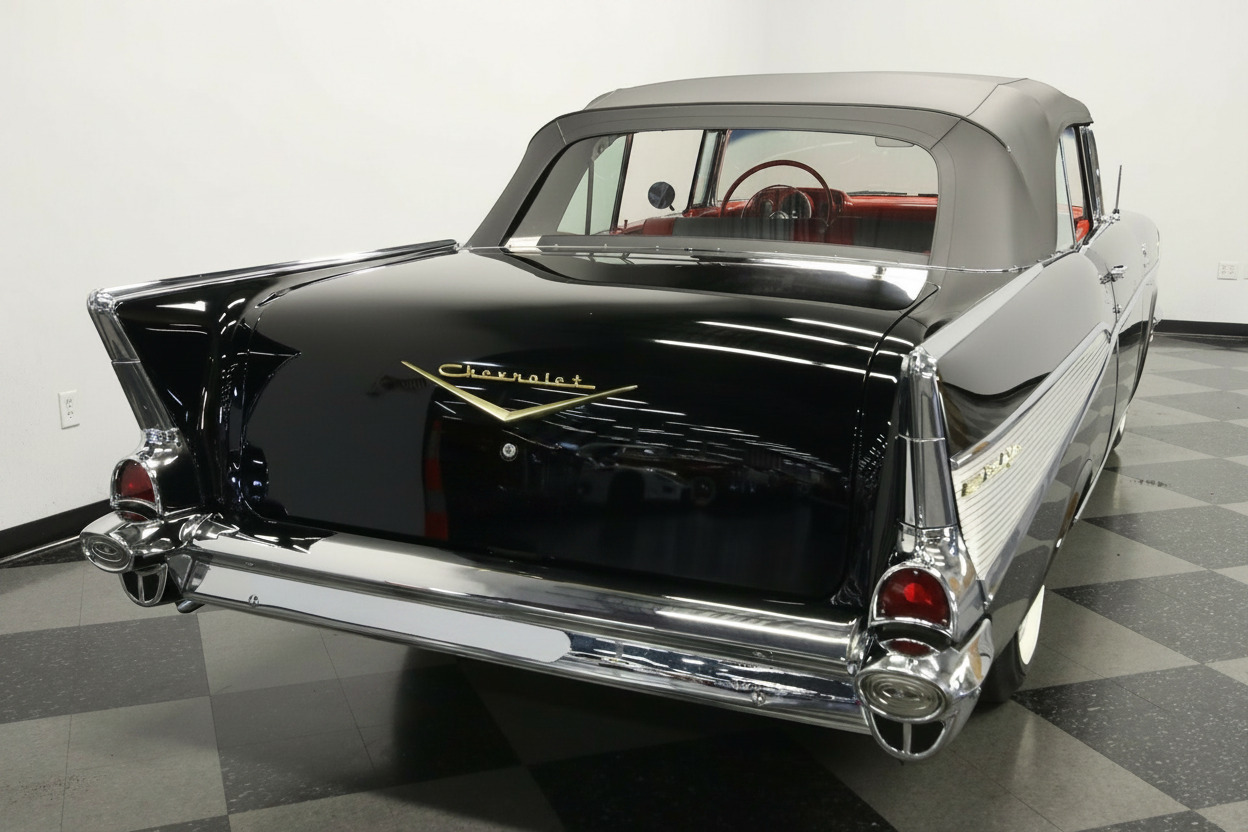1957 Chevrolet Bel Air Fuel Injected Convertible thumbnail 5