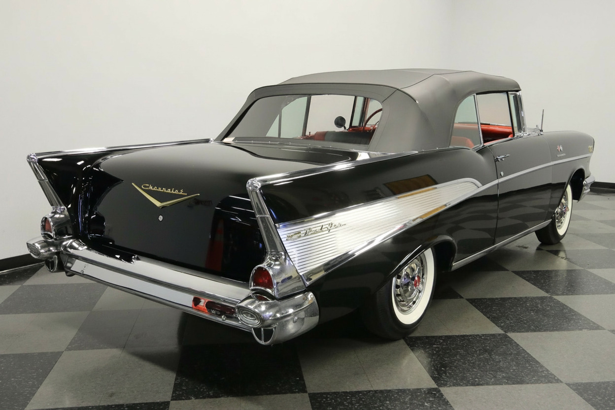 1957 Chevrolet Bel Air Fuel Injected Convertible thumbnail 6