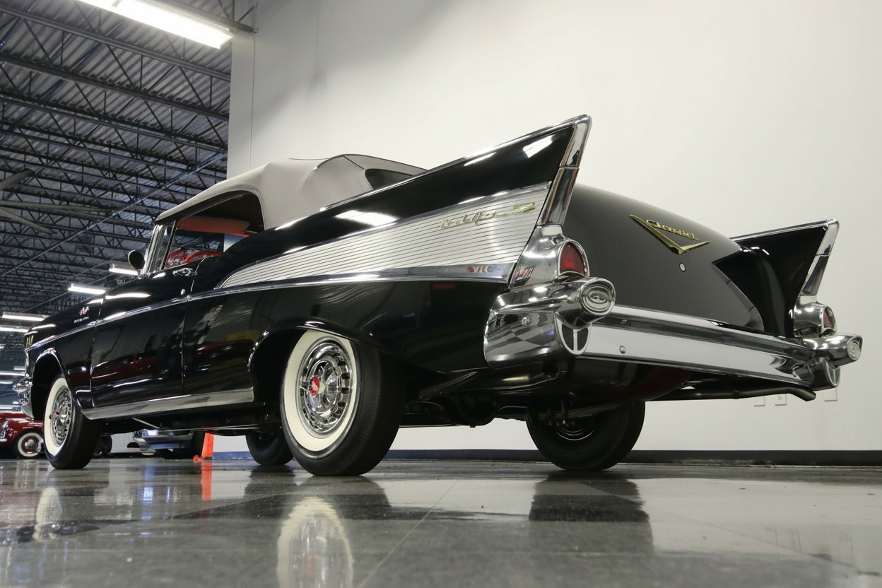 1957 Chevrolet Bel Air Fuel Injected Convertible thumbnail 7