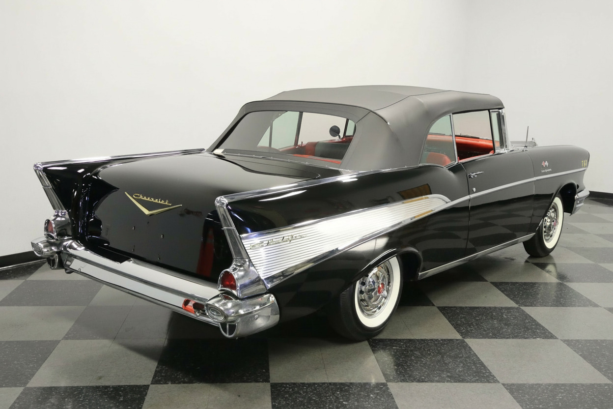 1957 Chevrolet Bel Air Fuel Injected Convertible thumbnail 8
