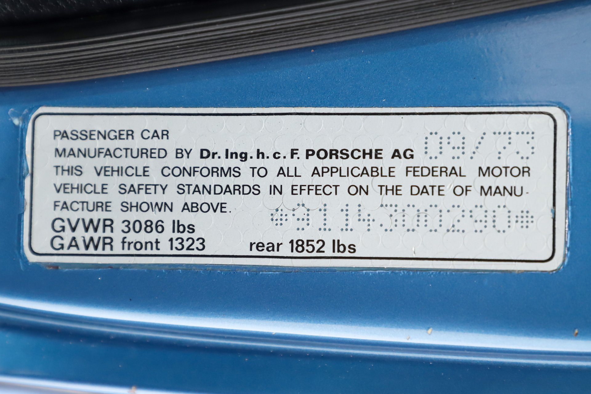 1974 Porsche 911 thumbnail 14